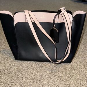 Kate Spade Black and Pink Tote Bag